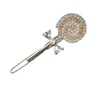 TIANQUXNGI Fermaglio per capelli a forma di violino, alla moda, regolabile, per donne alla moda e uso quotidiano