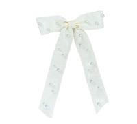 TIANQUXNGI Fermaglio per capelli con piccole perle, stile retrò, con fiocchi a farfalla, da indossare tutti i giorni