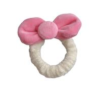 TIANQUXNGI Fermaglio per capelli peloso in peluche a forma di anime anni 2000, con fiocco, elastico per coda di cavallo, decorazioni per capelli per bambini per uso quotidiano