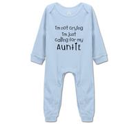 tiansiaben Tutina per neonato con scritta in inglese "I'm Not Crying I'm Just Calling My Auntie", H-blu, 18 mesi