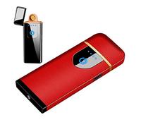 TIANTIAN Accendino Elettronico Ricaricabile Touch Interruttore Antivento Accendino Tungsteno Turbo Accenditore USB Ricarica Accendino Per Candela, Sigaretta Indicatore di Alimentazione Senza F