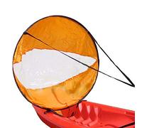 TIANTIAN Kayak Boat Wind Sail Sup Paddle Board Vela Canoa Vela Barche a Canoe WindWindWindow Pieghevole Durevole Downwind Kayak Vela Kit con Finestra Trasparente Surfling per Kayak Barca a Vela Canoa