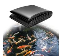 TIANTMIN Telo per Laghetto 1850 x 2800 cm Flessibile Gardens Pools Membrane Pre Tagliato per Piscine Koi Pesce, Giardini Acquatici, Cascate, Nero