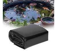 TIANTMIN Telo per Laghetto da Giardino 1500 x 1800 cm Resistente Rivestimento Laghetto Resistente Pre Tagliato per Laghetti, Laghetti, Giardini Acquatici, Fontane, Nero