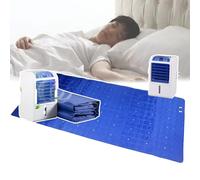 TIANTOO Materasso Raffreddato Ad Acqua (160 X 70/140 Cm), Serbatoio Dell'acqua Da 1,7 L, Rumore: 40 DB, 4 Posizioni Regolabili, Per Casa, Dormitorio Per Studenti,160×140CM