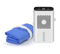 TIANTOO Materasso Raffreddato Ad Acqua, Con Display LCD, Timer: 1-9 Ore, Modalità Forte/debole, Per Famiglie, Ostelli, Raffreddamento Estivo (160 X 70 Cm),160×70CM