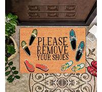 TIANTURNM Zerbino Ingresso casa Si Prega di Rimuovere Le Scarpe Zerbino Scarpe Zerbino Togliere Le Scarpe Zerbino Anteriore all'aperto Decorazioni mobili 20"x32"