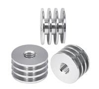tianwandong 1-10 pezzi Dissipatore di calore in alluminio M6 Filettatura gola for parti stampante 3D E3D MK8 J-head Extruder dissipatore(10pcs)