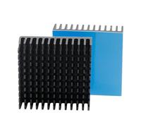 tianwandong 1/2/3/4 pezzi Dissipatore di calore for stampante 3D, in alluminio, for raffreddamento, dissipatore di calore, radiatore, dissipazione del calore, 17/42, motore passo-passo, 40x40x11 mm(1p