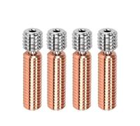 tianwandong 1/2/4 pezzi MK8 Gola in lega di rame Gola di rottura del calore Filamento da 1,75 mm E3D MK8 Hotend Accessori for stampanti 3D(4pcs)