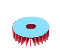 tianwandong 1/2/5 pezzi di parti for stampante 3D, motore passo-passo rotondo, dissipatore di calore in alluminio da 36 mm, dissipatore di calore di raffreddamento 1.0/2.4(Red,2PCS)