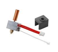 tianwandong 1-5 set for 4 kit hotend ugello for 4 pro riscaldato blocco bimetallico Heatbreak cartuccia gola riscaldatore(3set)