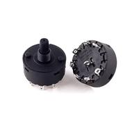 tianwandong 1 pz Interruttore a fascia rotante in plastica multiposizione for frullatore for spremiagrumi a for forno for elettrodomestici mezzo asse 14 mm(8 pins 7 Posiitons)