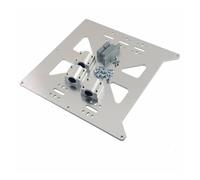 tianwandong 1 set di supporto for piastra Y in alluminio for stampante 3D V2 I3 con cuscinetti SC8UU e supporto for cinghia(Silver)