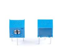 tianwandong 10 pezzi 3362W potenziometro di precisione regolabile 100 200 500 R Ohm 1K 2K 5K 10K 20K 50K 100K 200K 500K 1M 3362 Trimpo Trimmer(100K Ohm)