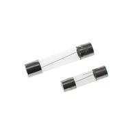 tianwandong 10 pezzi 5x20mm 6x30mm Fusibile in vetro rapido 250V 0,1A,2A,5A 3A 3,15A 4A 6A 7A 8A 10A 12A 20A 30A(Ivory)