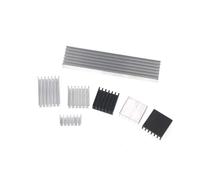 tianwandong 10 pezzi Chip di memoria video a tubo a vuoto Radiatore in alluminio 14 * 6 * 6/14/20/65mm dissipatore/blocco nero/bianco(Beige)