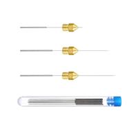 tianwandong 10 pezzi di aghi for la pulizia degli ugelli in acciaio inossidabile for stampante 3D da 0,15 mm, 0,2 mm, 0,25 mm, 0,3 mm, 0,35 mm, 0,4 mm for trapano V6 MK8(Mixed Size 1)