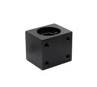 tianwandong 1PC T8 Vite di comando Dado Alloggiamento Staffa Parti Stampante 3D T8 Vite di comando trapezoidale Dado di conversione Sedile Blocco in alluminio(schwarz)