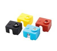 tianwandong 2/5/10 pezzi Custodia protettiva in silicone for blocco riscaldato V6 Copertura termica for stampante 3D(Yellow sock,5pcs)