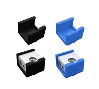 tianwandong 2/5 pezzi di parti for stampante 3D MK10 Calzino in silicone adatto for MK10 Blocco in alluminio Reprap J-head Hotend Estrusore Riscaldato(Blu,5 pcs)