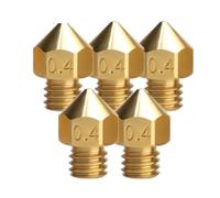 tianwandong 20 pezzi MK8 ugello in ottone 0,2-0,8 mm ugello for testina di stampa estrusore for 1,75 mm CR10 Ender-3V2 MK8 Anet A8 accessori for stampante 3D(0.4mm)