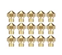 tianwandong 20 pezzi ugelli MK10 0,2-1,0 mm for stampante 3D Ugello for estrusore in ottone M7 adatto for filamento da 1,75 mm for stampante 3D(20pcs 0.8mm Mk10)