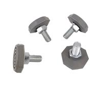 tianwandong 4 viti di fissaggio for piedini di asciugatrice e lavatrice adatte al pavimento, bulloni for piedini della macchina