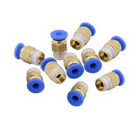 tianwandong 5/10 pezzi di connettori pneumatici for stampante 3D PC4-01 1,75 mm PC6-01 3,0 mm Raccordi for tubi V5 V6 Hotend(PC4 01 Blue,5 pcs)