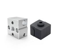 tianwandong 5/10 pezzi Ender-V3 SE Blocco riscaldante e copertura protettiva in silicone Ender 3 V3 SE Blocco riscaldato in alluminio(5pcs Block With Sock)