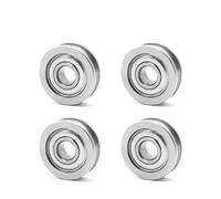 tianwandong 5/10 pezzi/lotto parti for stampante 3D parti for estrusore puleggia for cinghia di rinvio con scanalatura a U cuscinetto a sfere U604ZZ U Ditch 604UU U 4x13x4mm(10PCS)