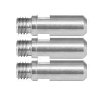 tianwandong 5/10 pezzi MK10 liscio in acciaio inossidabile tutto in metallo gola di rottura del calore for parti di riparazione della stampante 3D termica stampante 3D(10pcs)