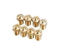 tianwandong 5/10 pezzi Ugello in ottone V6 0,2/0,3/0,4/0,5/0,6/0,8/1,0 M6 Filettato in rame for filamento 1,75 V5 V6 Hotend Accessori for stampante 3D(5pcs 3.00mm,0.5mm)