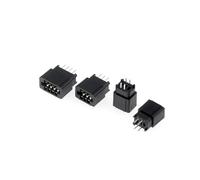 tianwandong 5 pezzi 2,54 mm passo connettore scheda slot presa foro passante 8/10/12/16/18/20/28/30/36/40/50/60/72/80/98 pin(arancione)