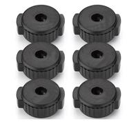 tianwandong 6 pezzi di dadi for piatti in plastica, dadi for piatti a presa rapida for kit di batteria a percussione, parti di ricambio for percussioni