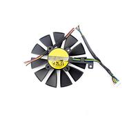 tianwandong 87mm. PLD09210S12HH PLD09210S12M. Fan di raffreddamento compatibile con ASUS STRIX GTX980TI RX480 / 580 R9 390X / R9 390 GTX 1060 GTX1070 1070 TI 1080TI GAMING.(6PIN)