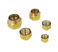 tianwandong Adattatore for raccordo for tubo in ottone svasato da 1/4" 3/8" 1/2" 3/4" standard da 45 mm for condizionatore d'aria(A3)