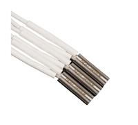 tianwandong Cartuccia riscaldante 24/12V 60W 70W 80W 6 * 20mm 1M Temperatura Tubo di riscaldamento rapido V6 Hotend Stampante 3D(1PC 12V 70W)