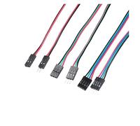 tianwandong Cavo for stampante 3D da 70 cm, 2 pin, 3 pin, 4 pin, maschio e femmina, 1/5 pezzi, terminale a doppia testa, cavo jumper, linea a doppia testa(3-pin,5PCS)