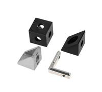 tianwandong Connettore a tre vie for angolo regolatore ruota, connettore a prisma cubo, blocco di alluminio for stampante 3D, parti for stampante 3D(Type B)