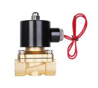 tianwandong Elettrovalvola 2W 1/4"; 3/8"; 1/2"; 3/4"; 1"; Normalmente chiusa Pneumatica 12V 24V 220V 110V(2W160-15(DN15),DC12V)