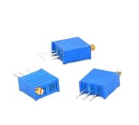 tianwandong Kit potenziometro 3296 da 10 pezzi, alta precisione, resistore variabile 3296W 100R -1M 200R 500R 1k 2k 5K 10K 20K 50K 100K 200k 500k(50K Ohm)