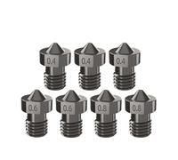 tianwandong Kit ugelli V6 in acciaio temprato da 5/10 pezzi, ugelli estrusori hotend V6 for stampante 3D for i3 for i3 MK3(10pcs,0.8mm)