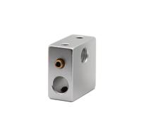 tianwandong MK7 MK8 Blocco riscaldante in alluminio Testa Hot End Blocco riscaldante 20 * 20 * 10 20x20x10 Mm Stampante 3D A6 A8 I3(Type B,10pcs)