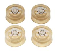 tianwandong Musiclily Basic Metric Coarse 18-Spline Manopole for chitarra Manopole di controllo del volume e della velocità for chitarra elettrica Epi LP SG (set da 4)(Gold Skull)