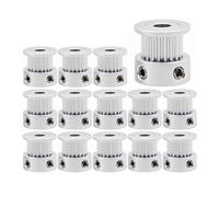 tianwandong Parti for stampante 3D GT2 Puleggia di sincronizzazione 16 denti 2GT 20 denti Alluminio 5/8 mm Ruote sincrone Ingranaggio parte 6/10 mm(20T W6 B4,20pcs)