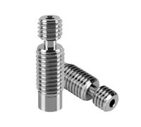 tianwandong Parti for stampante 3D V6 Throat Heatbreak in lega TC4+ Chrome Pickaxe Copper Throats 1,75 mm Blocco riscaldante V6(Type B)