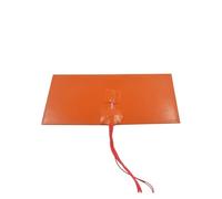 tianwandong Piastra riscaldante in silicone quadrato for stampante 3D, 200x300 mm, 12 V/24 V/110 V/220 V, 200 W, 300 W, foglio dielettrico in silicone for piastra/pad riscaldante in gomma siliconica(1