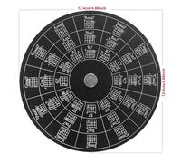 tianwandong Ruota for melodia Circle Of Fifths con 72 diagrammi di accordi, base in lega di alluminio, strumento di apprendimento, piastra for accordi for musicisti che scrivono canzoni(Plate set with