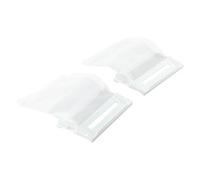 tianwandong Sacchetti filtro for lavatrice Sacchetti filtro grigio chiaro 140 * 100mm ABS 100 * 60mm 2 pezzi Accessori in rete for bucato